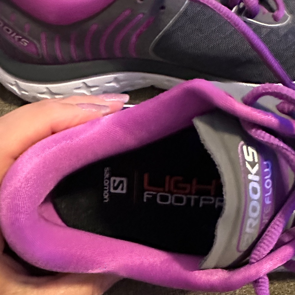 Brooks Women's Athletic Shoes - Black and Pink - Picture 3 of 4